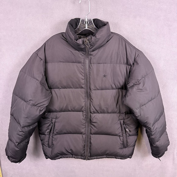 Old Navy Other - VTG Y2K Old Navy Down Puffer Jacket Mens Large Star Quilted Gorpcore Grunge